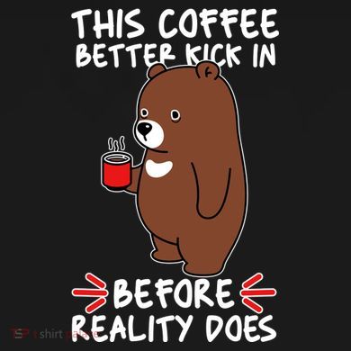 This Coffee Better Kick In Before Reality Does Stressed Coffee Bear Pom Pom 12in Knit Beanie