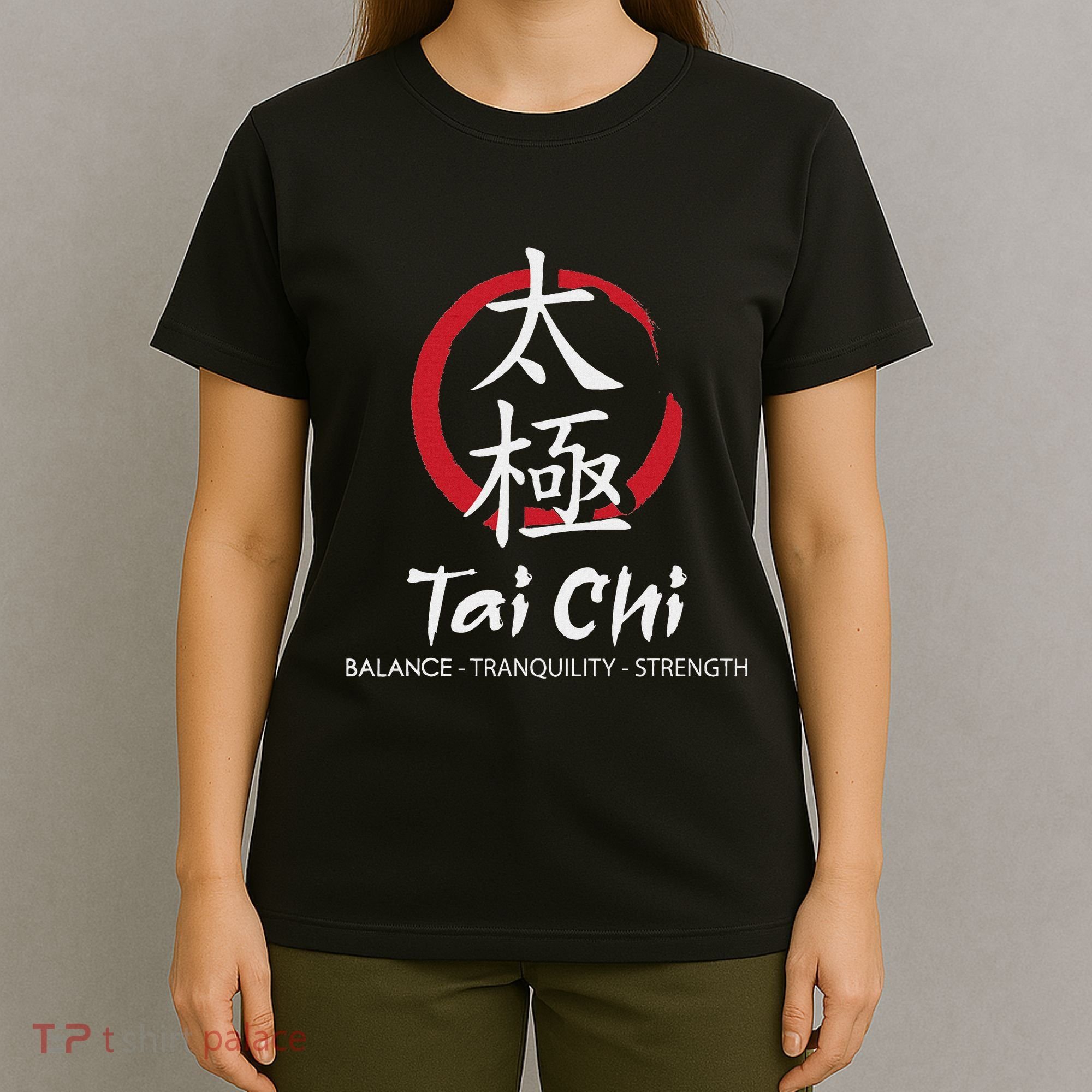 Tai Chi Body Mind Wellness Spiritual Yin Yang Martial Arts T-Shirt