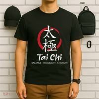 Tai Chi Body Mind Wellness Spiritual Yin Yang Martial Arts T-Shirt thumb 6