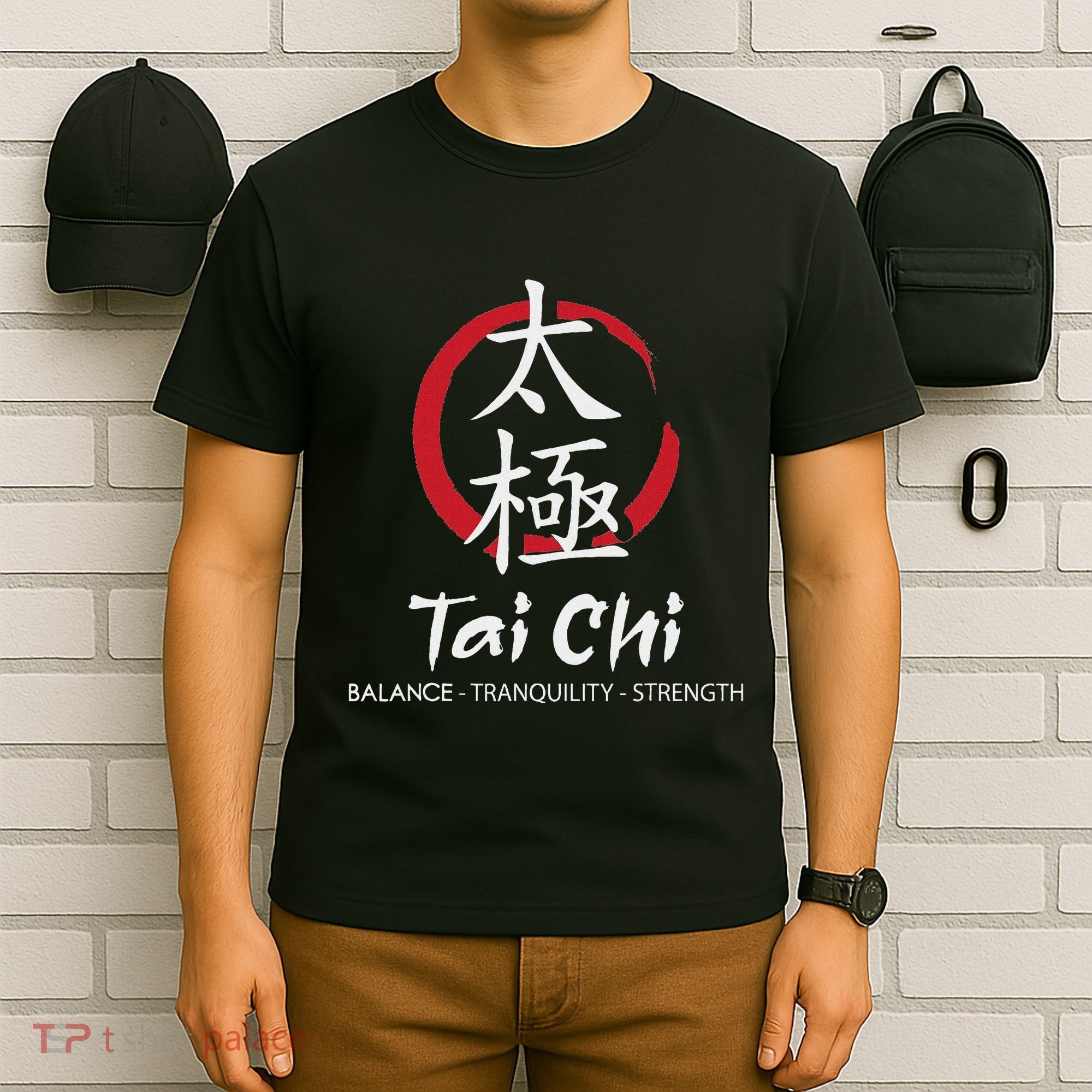 Tai Chi Body Mind Wellness Spiritual Yin Yang Martial Arts T-Shirt