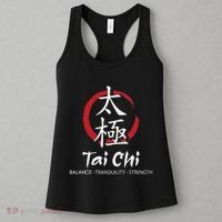 Tai Chi Body Mind Wellness Spiritual Yin Yang Martial Arts Women's Tank Top thumb 3