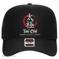 Tai Chi Body Mind Wellness Spiritual Yin Yang Martial Arts Hat thumb 0