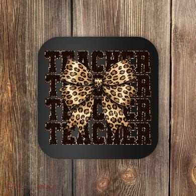 Teacher Coquette Back To School  Coaster