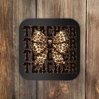 Teacher Coquette Back To School  Coaster thumb 0