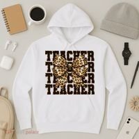 Teacher Coquette Back To School  Hoodie thumb 3