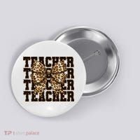 Teacher Coquette Back To School  Button thumb 0
