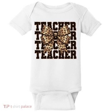 Teacher Coquette Back To School  Baby Bodysuit