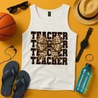 Teacher Coquette Back To School  Tank Top thumb 4