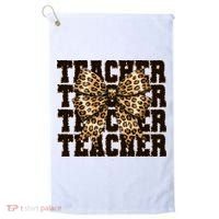 Teacher Coquette Back To School  Golf Towel thumb 0