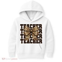 Teacher Coquette Back To School  Kids Hoodie thumb 0