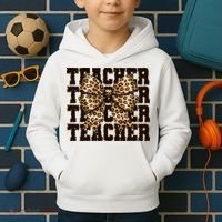 Teacher Coquette Back To School  Kids Hoodie thumb 2