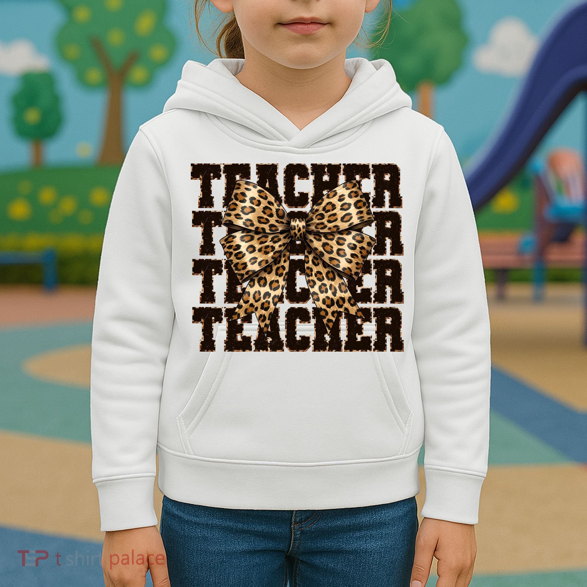 Teacher Coquette Back To School  Kids Hoodie