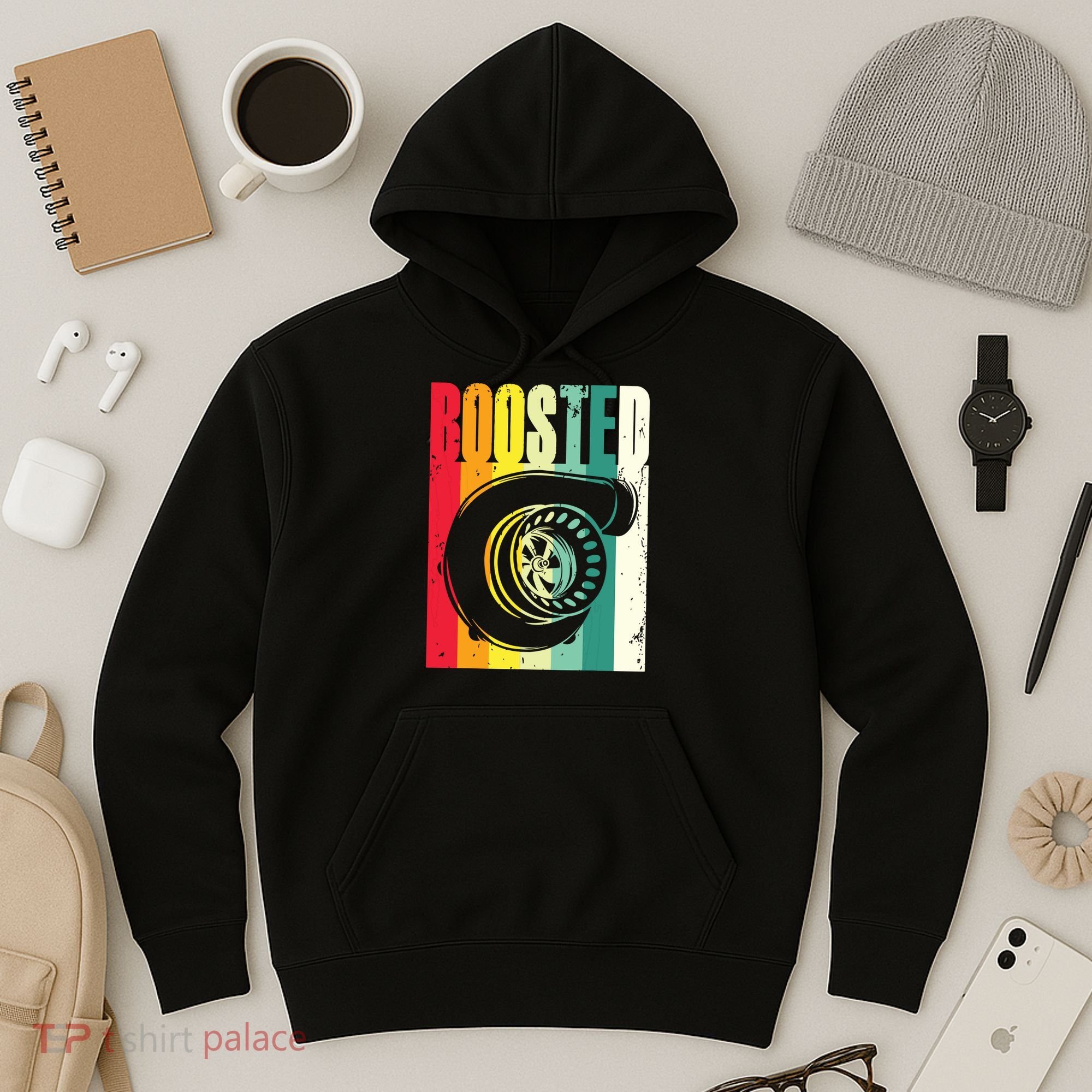 Turbo Car Boosted Car Lover Car Racing Gift Hoodie