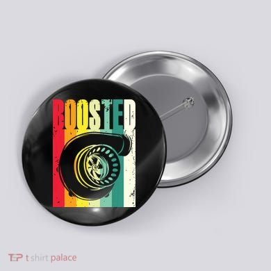 Turbo Car Boosted Car Lover Car Racing Gift Button