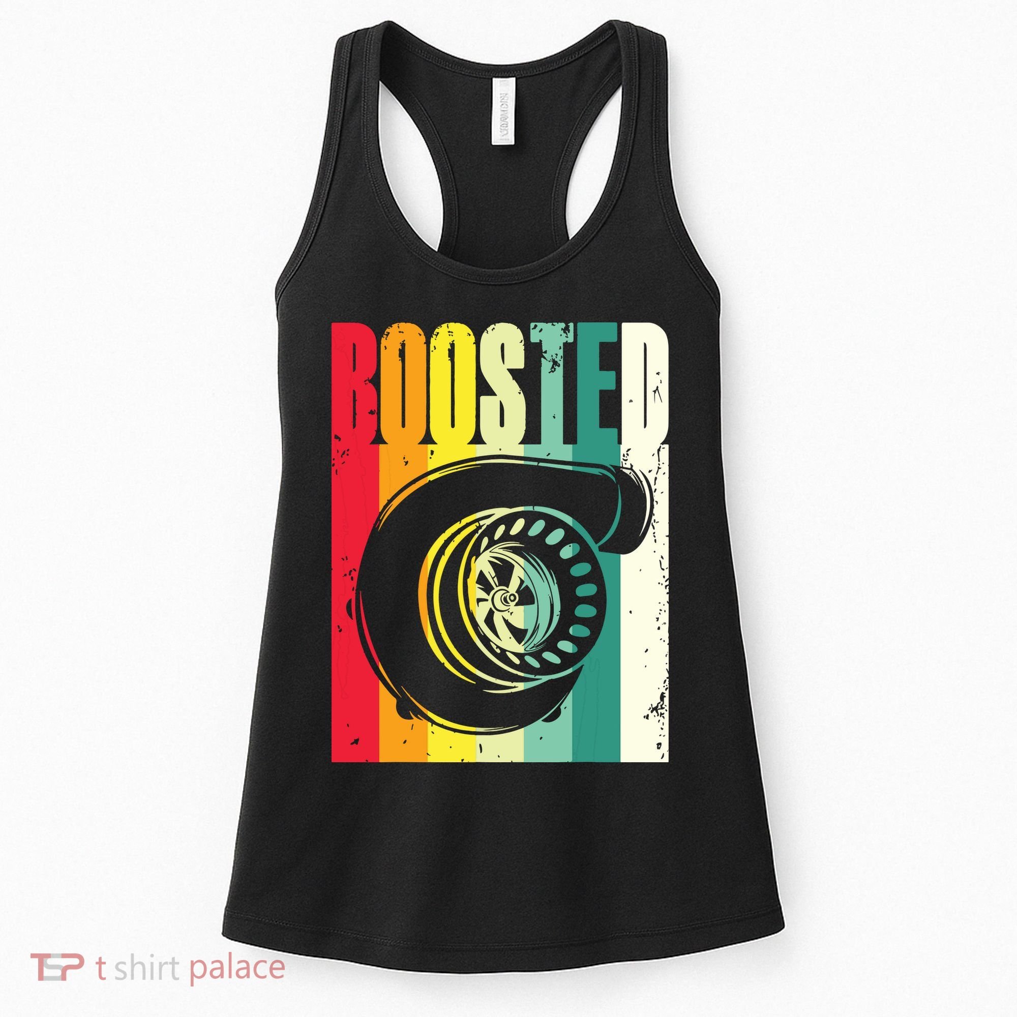 Turbo Car Boosted Car Lover Car Racing Gift Women's Tank Top