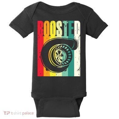 Turbo Car Boosted Car Lover Car Racing Gift Baby Bodysuit