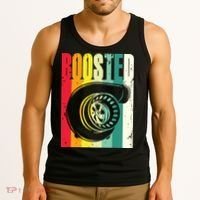 Turbo Car Boosted Car Lover Car Racing Gift Tank Top thumb 3