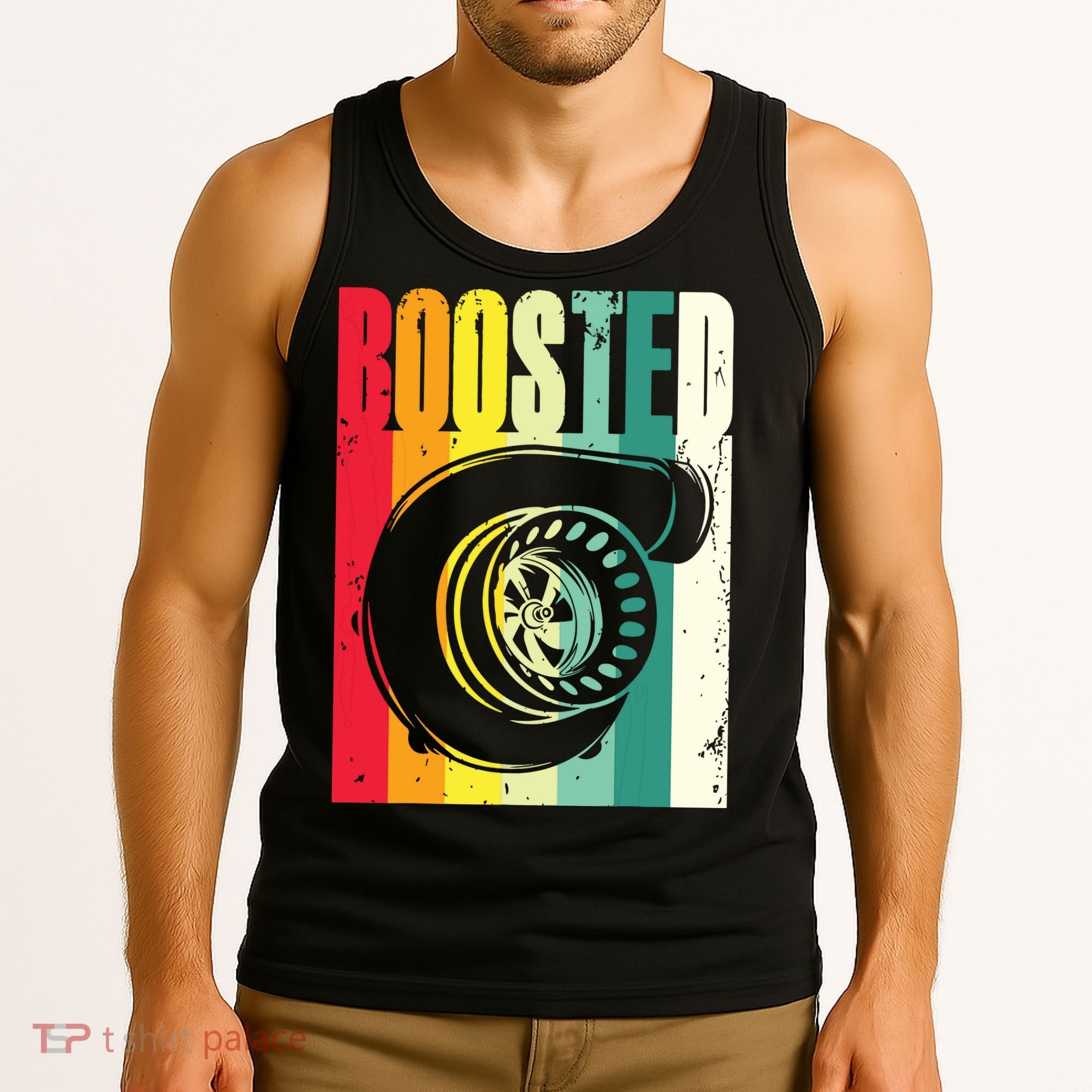 Turbo Car Boosted Car Lover Car Racing Gift Tank Top