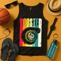 Turbo Car Boosted Car Lover Car Racing Gift Tank Top thumb 4