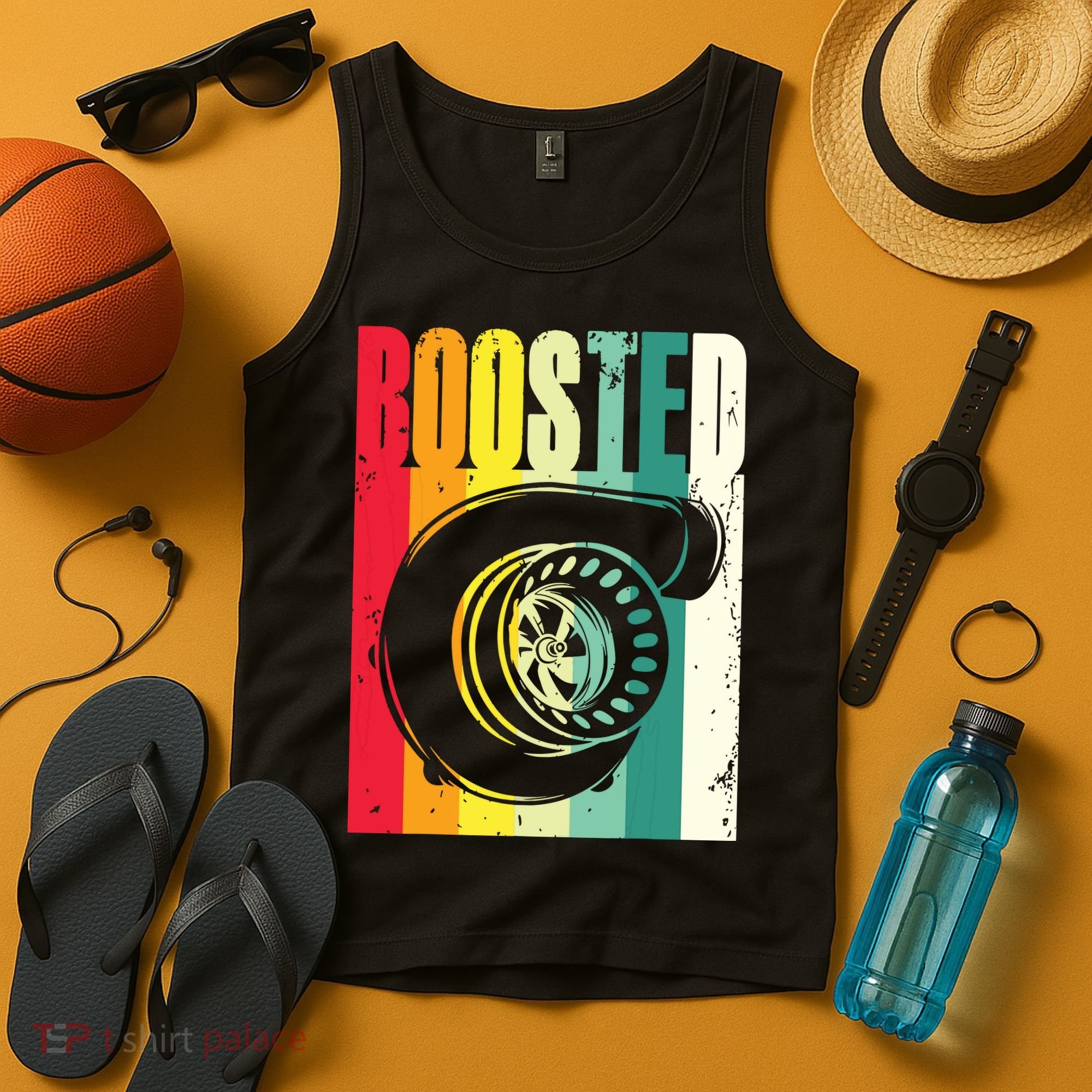 Turbo Car Boosted Car Lover Car Racing Gift Tank Top