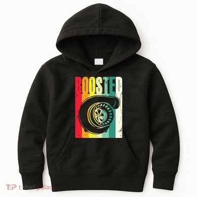 Turbo Car Boosted Car Lover Car Racing Gift Kids Hoodie