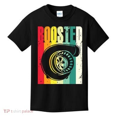 Turbo Car Boosted Car Lover Car Racing Gift Kids T-Shirt