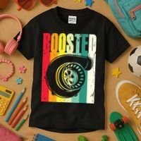 Turbo Car Boosted Car Lover Car Racing Gift Kids T-Shirt thumb 3