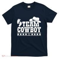 Team Cowboy Baby Gender Reveal Outfit Team Boy Gender Reveal T-Shirt thumb 0