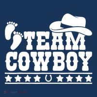 Team Cowboy Baby Gender Reveal Outfit Team Boy Gender Reveal Women's Tank Top thumb 5