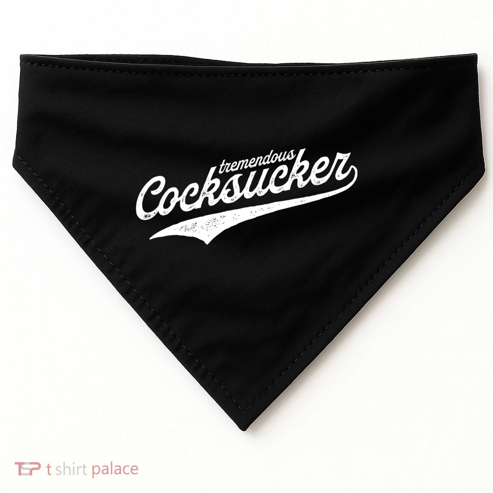Tremendous Cocksucker Cock Sucker Proud Funny USA-Made Doggie Bandana