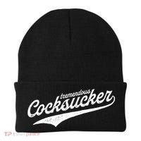 Tremendous Cocksucker Cock Sucker Proud Funny Beanie thumb 0