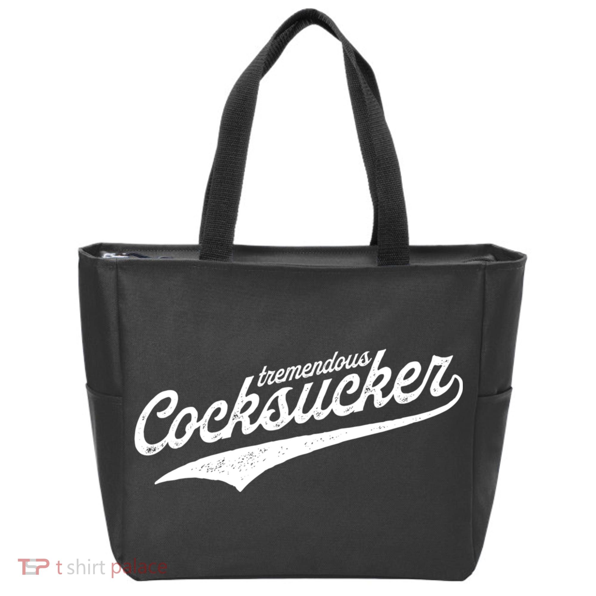 Tremendous Cocksucker Cock Sucker Proud Funny Tote Bag