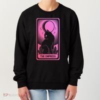 Tarot Card Cat Women Mystical Moon Occult The Empress Women's Sweatshirt thumb 0