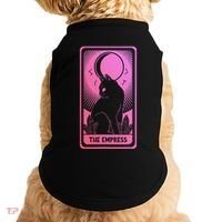 Tarot Card Cat Women Mystical Moon Occult The Empress Doggie Tank thumb 0