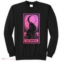 Tarot Card Cat Women Mystical Moon Occult The Empress Sweatshirt thumb 0