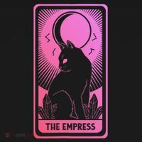 Tarot Card Cat Women Mystical Moon Occult The Empress Sweatshirt thumb 3