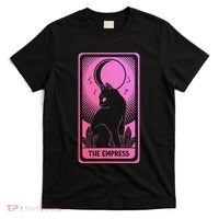 Tarot Card Cat Women Mystical Moon Occult The Empress T-Shirt thumb 0