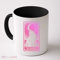 Tarot Card Cat Women Mystical Moon Occult The Empress Coffee Mug thumb 0