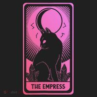 Tarot Card Cat Women Mystical Moon Occult The Empress Beanie thumb 2
