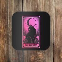 Tarot Card Cat Women Mystical Moon Occult The Empress Coaster thumb 0