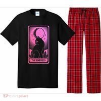 Tarot Card Cat Women Mystical Moon Occult The Empress Pajama Set thumb 0