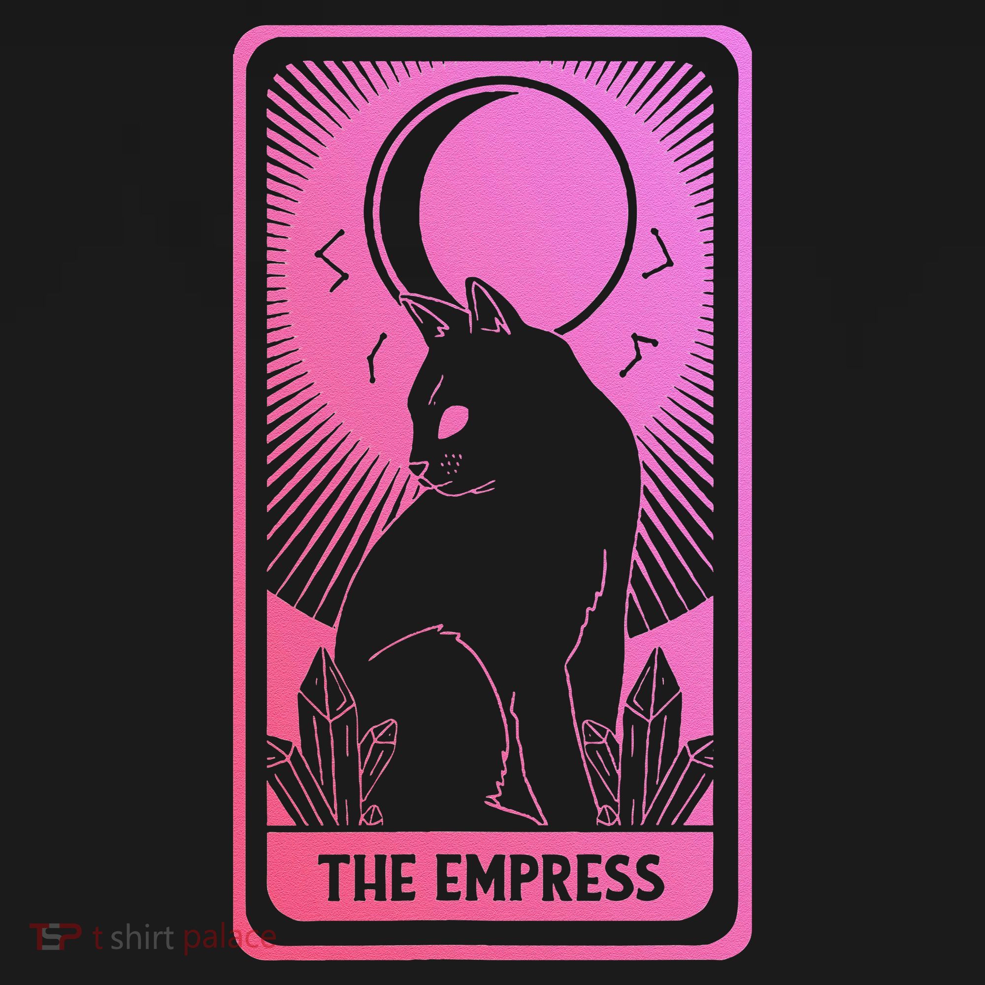 Tarot Card Cat Women Mystical Moon Occult The Empress Women's Hoodie