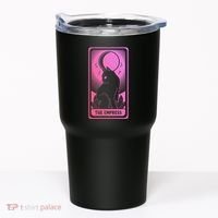 Tarot Card Cat Women Mystical Moon Occult The Empress Tumbler thumb 0