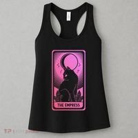 Tarot Card Cat Women Mystical Moon Occult The Empress Women's Tank Top thumb 3