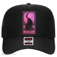 Tarot Card Cat Women Mystical Moon Occult The Empress Hat thumb 0