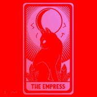 Tarot Card Cat Women Mystical Moon Occult The Empress Santa Hat thumb 1