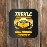 Tackle Childhood Cancer Awareness Coaster thumb 0