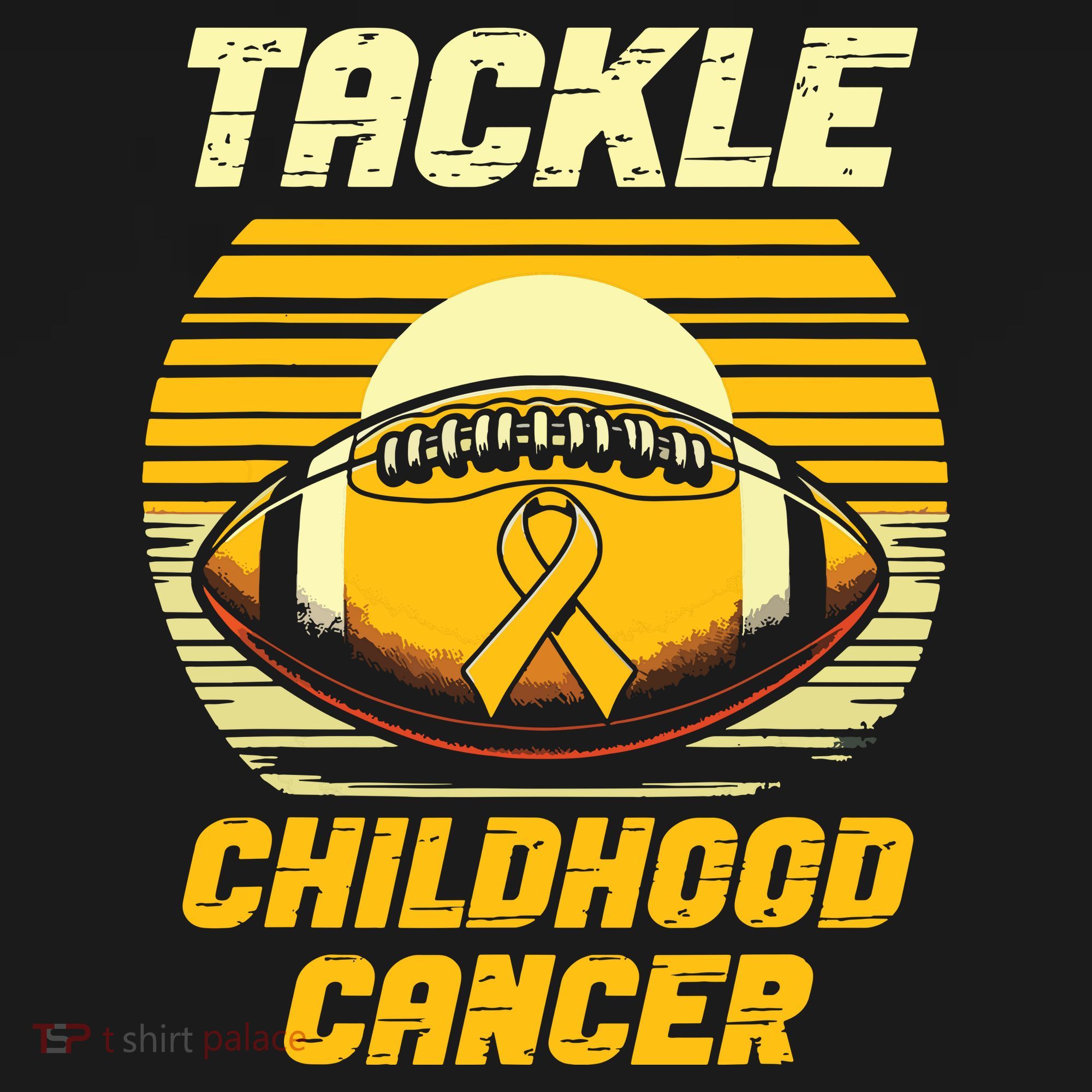 Tackle Childhood Cancer Awareness Toddler Hoodie