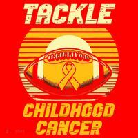 Tackle Childhood Cancer Awareness Santa Hat thumb 1