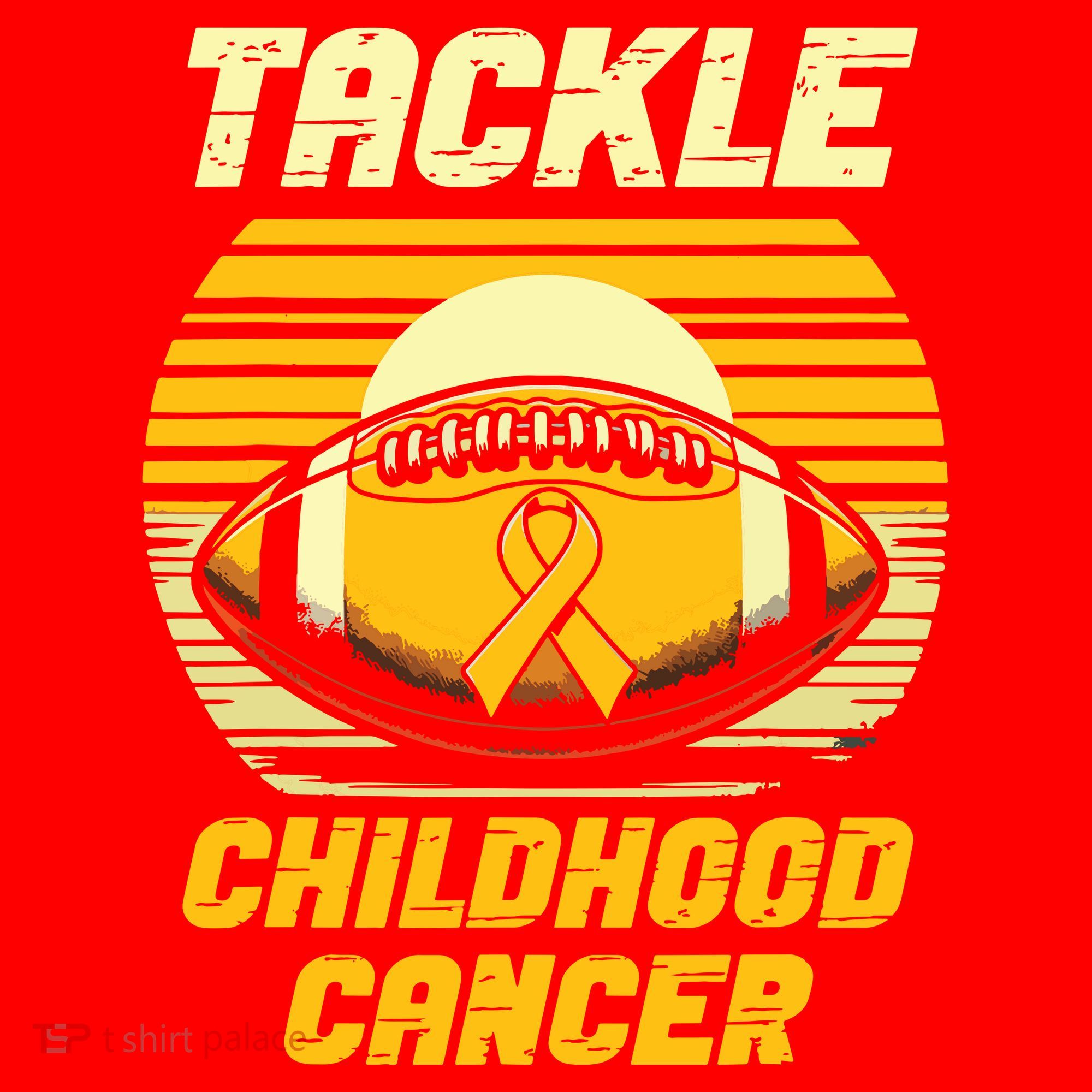 Tackle Childhood Cancer Awareness Santa Hat